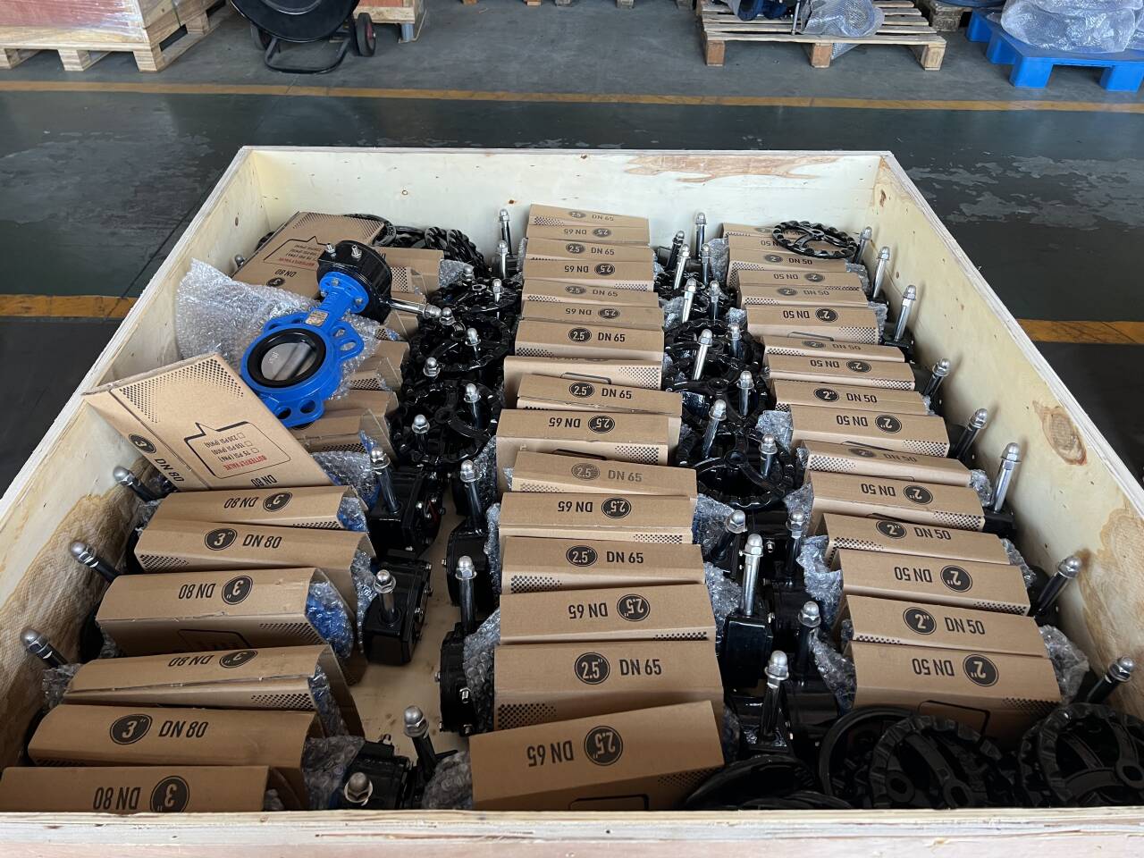 Ett parti produkter från Zhongguan Valve har exporterats utomlands!